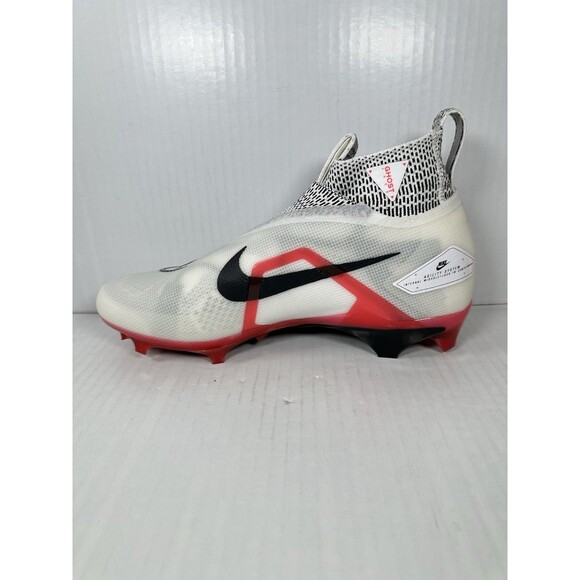 Size 11.5 Nike Alpha Menace Elite 3 Football Cleats Men White Red CT6648-103 NEW main image 4